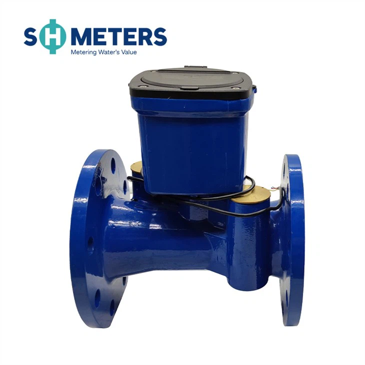 DN80 Ductile Iron Ultrasonic Water Liquid Flow Meter