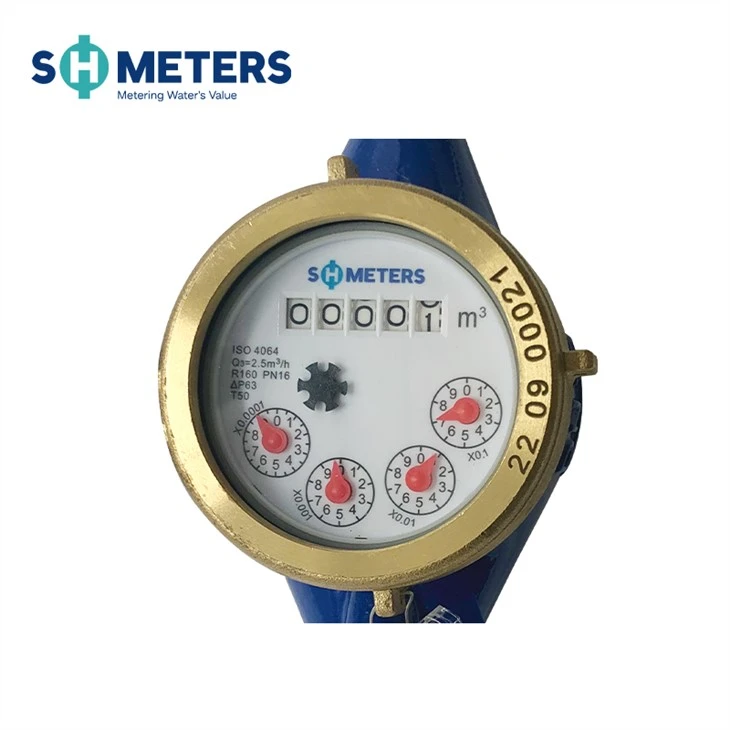 R200 Class C Multi-jet Vane Wheel Water Meter Brass Body R200 Class C Multi-jet Vane Wheel Water Meter Brass Body