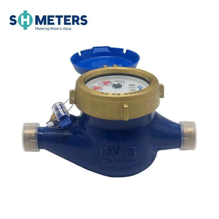 R200 Class C Multi-jet Vane Wheel Water Meter Brass Body R200 Class C Multi-jet Vane Wheel Water Meter Brass Body