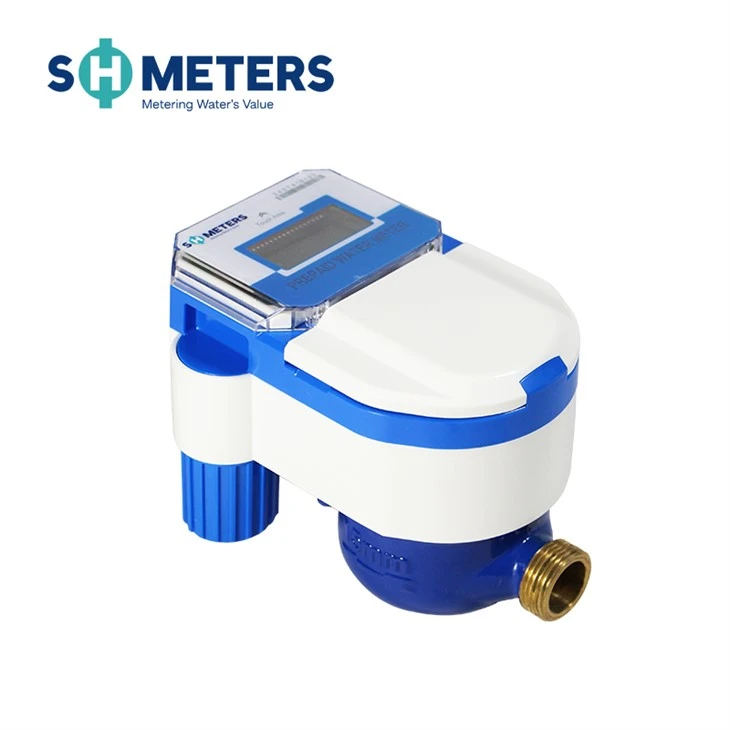 IC Card Prepaid Water Meter With Brass Body IC Card Prepaid Water Meter With Brass Body